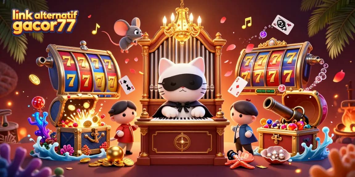 Permainan judi terbaik dengan link alternatif gacor77 di kasino yang penuh dengan elemen menarik.