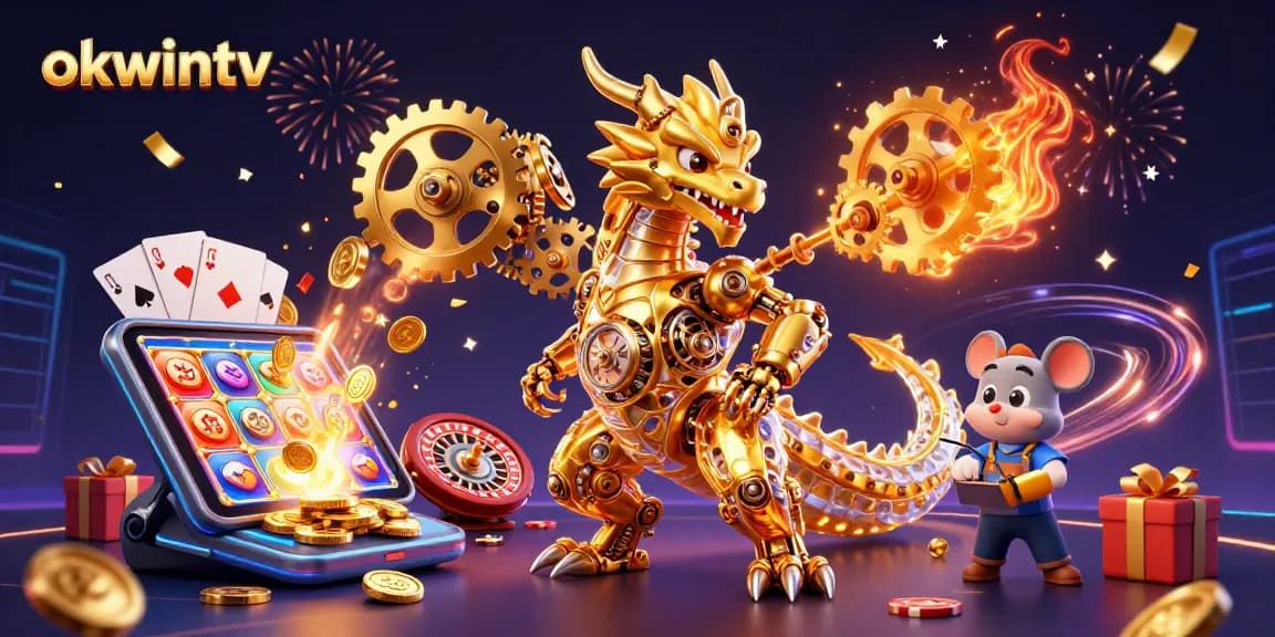 Experience thrilling wins at okwintv with a captivating golden dragon and exciting gaming elements.