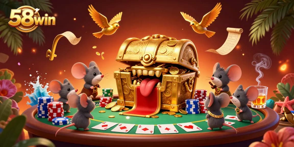Get rich with 58win's thrilling poker action, featuring dynamic game elements and vibrant gameplay.