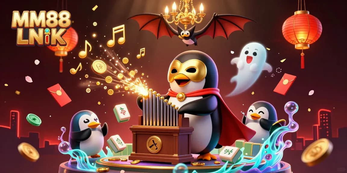 Experience winning at MM88 LNIK with a vibrant casino-themed scene featuring engaging characters, rich visual elements, and dynamic gaming action.
