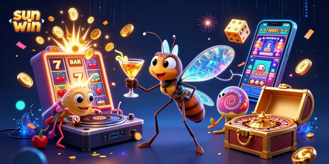 Experience the thrilling wonders of sun win with a vibrant casino digital art scene.