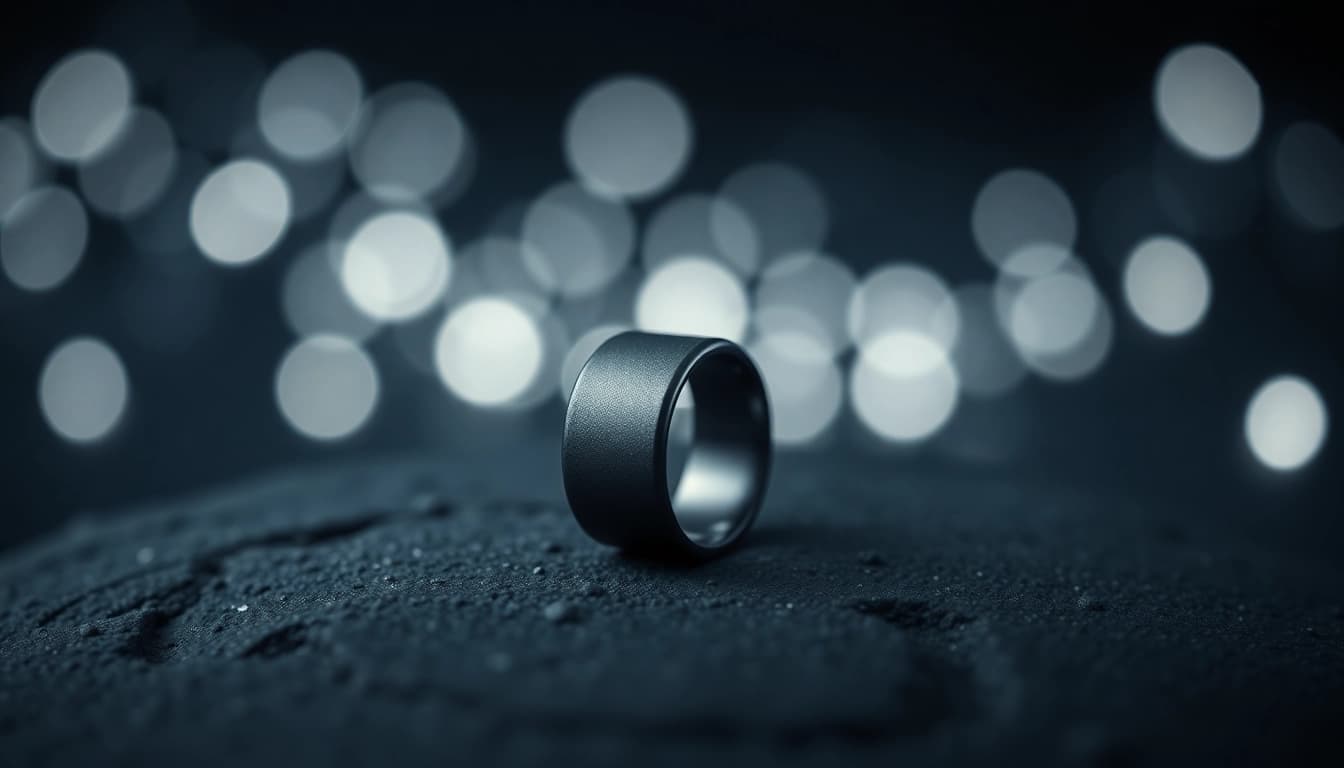 Showcase of Black Zirconium Rings highlighting its unique matte finish and elegant design.
