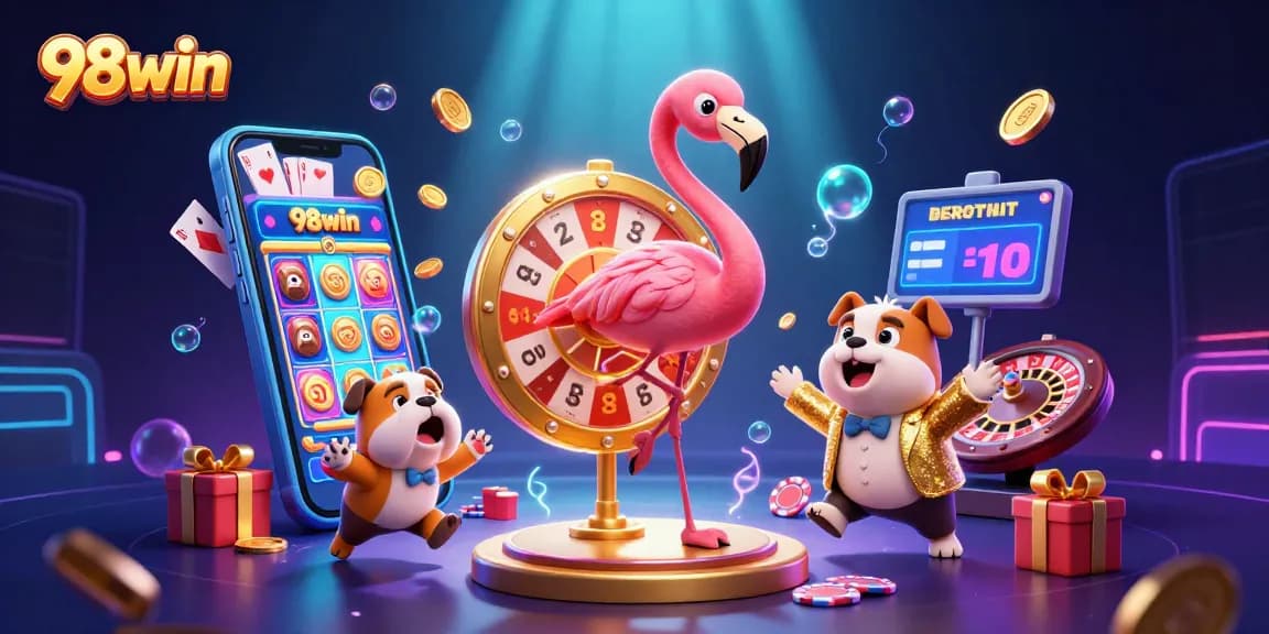 Engage in thrilling gameplay at 98win with lively casino elements and vibrant prizes