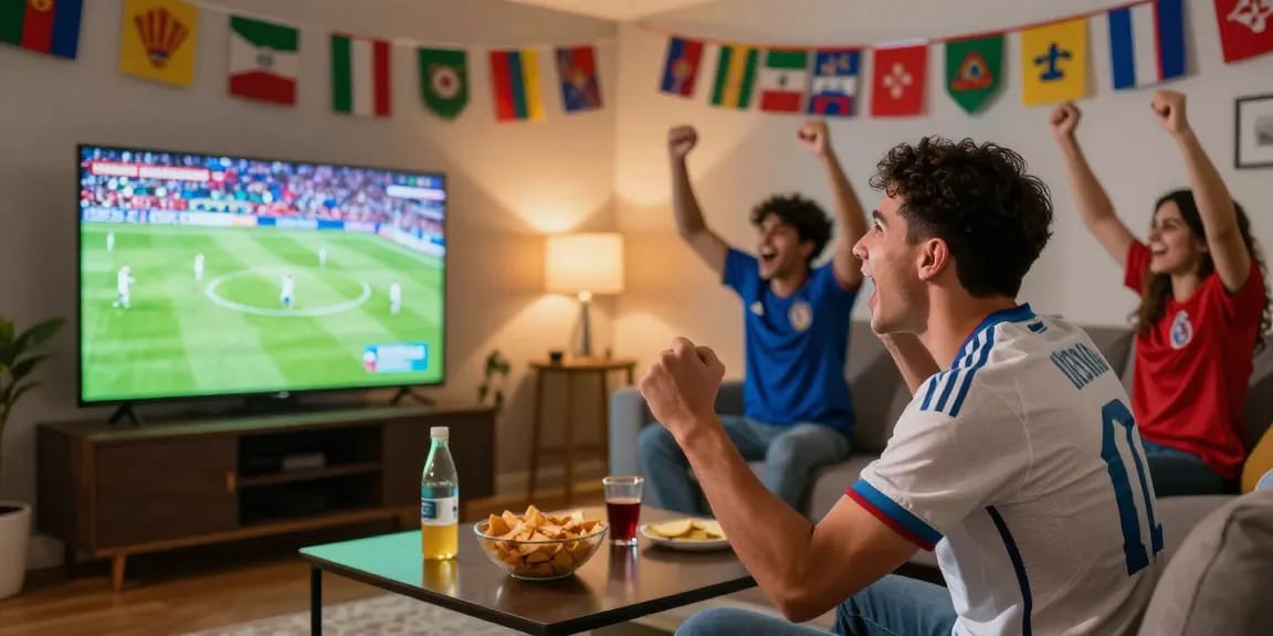 Fans merayakan siaran langsung Piala Dunia 2026 di SPORTBOOK TATA4D dengan suasana meriah.