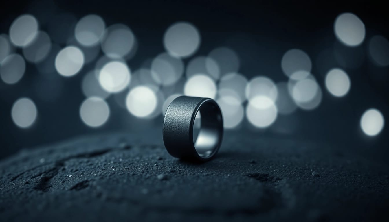 Showcase of Black Zirconium Rings highlighting its unique matte finish and elegant design.