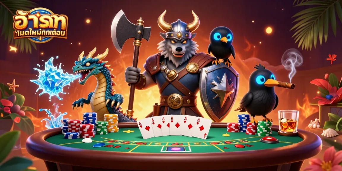 เล่นบาคาร่าอัปเดตเกมใหม่ทุกเดือนกับนักรบหมาป่าฮีโร่ในคาสิโนที่เต็มไปด้วยสีสัน