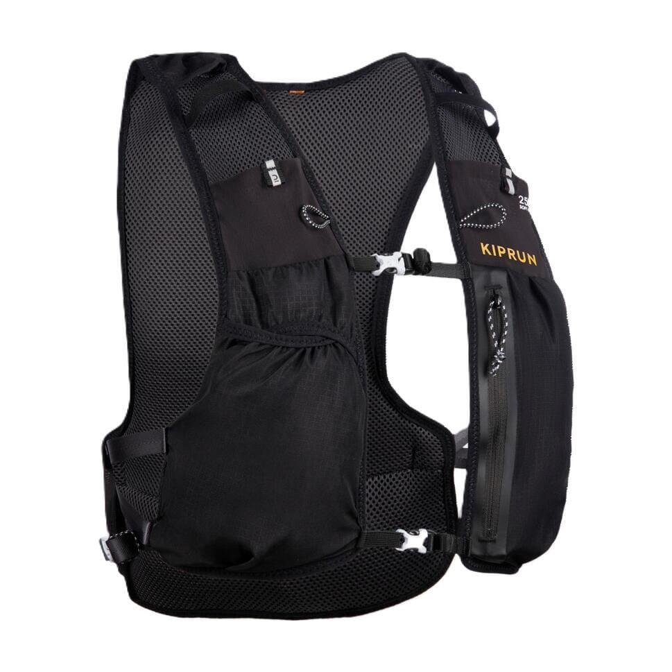 Hydration vests designed for comfort, stability, and easy access storage
