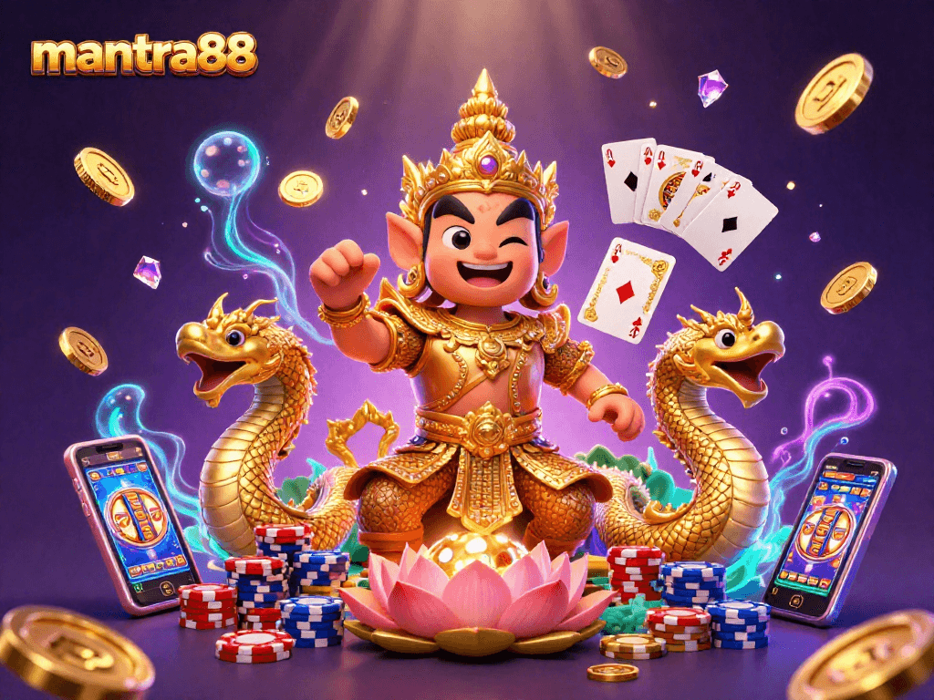 Try your luck at mantra88 with vibrant slot games and enticing jackpots flying around.