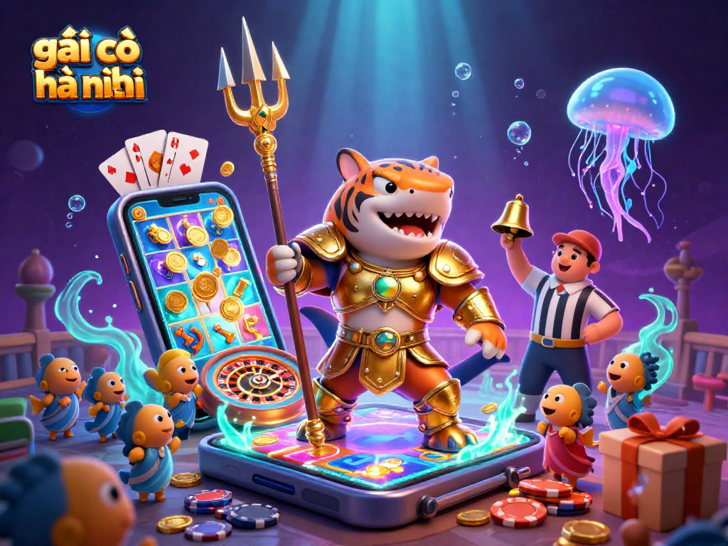 Experience thrilling stakes with gái gọi hà nội in an exciting underwater casino scene.