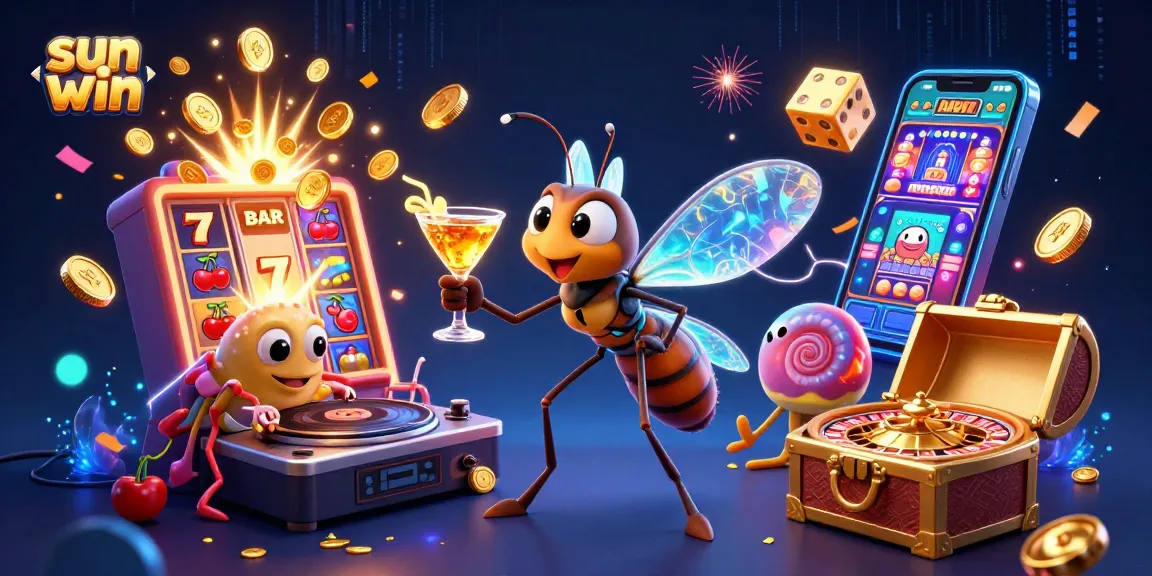 Experience the thrilling wonders of sun win with a vibrant casino digital art scene.