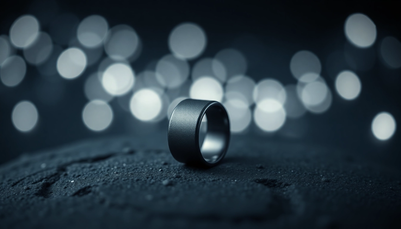 Showcase of Black Zirconium Rings highlighting its unique matte finish and elegant design.