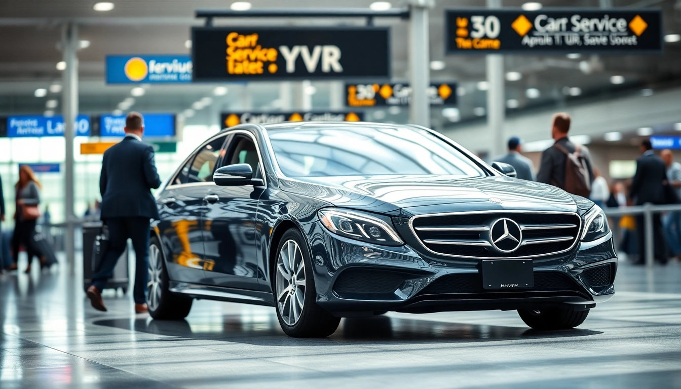 Reliable car service vancouver airport offering premium transportation for travelers arriving.