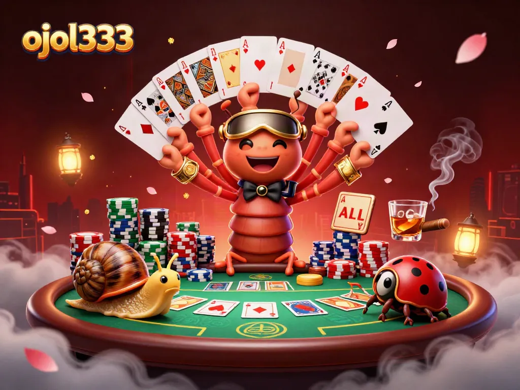 Poke fun at luck with ojol333's thrilling game elements and vibrant characters.