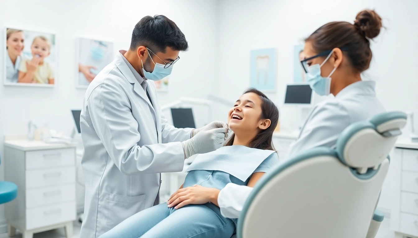 Delivering compassionate care in Family Dentistry during a routine check-up.