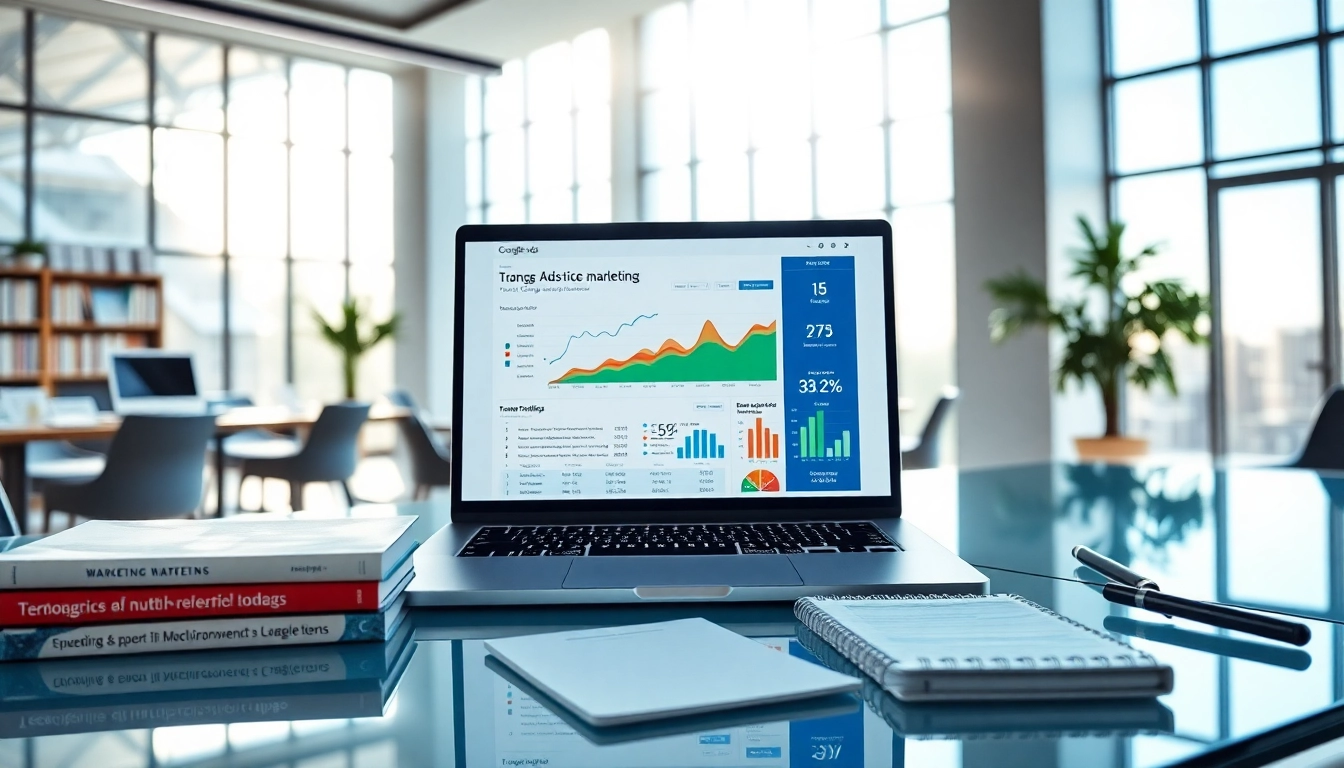 Optimize your google ads edmonton strategy with analytics and marketing tools in a bright office.