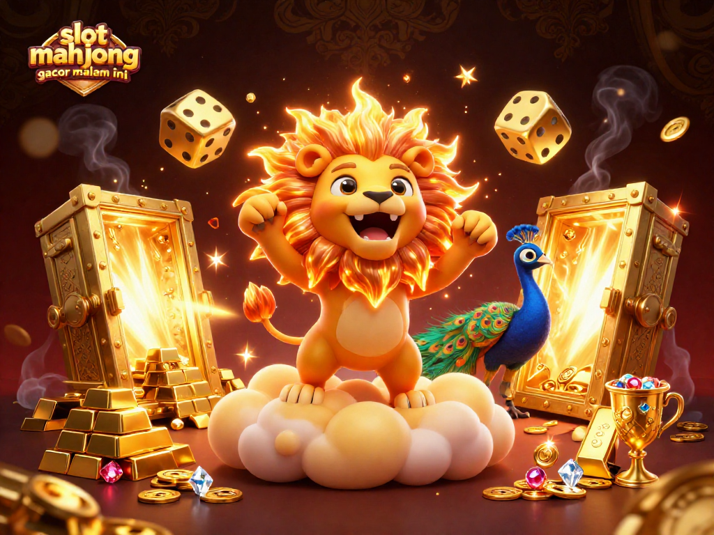 Experience the excitement of slot mahjong gacor malam ini with vibrant casino characters and treasures.